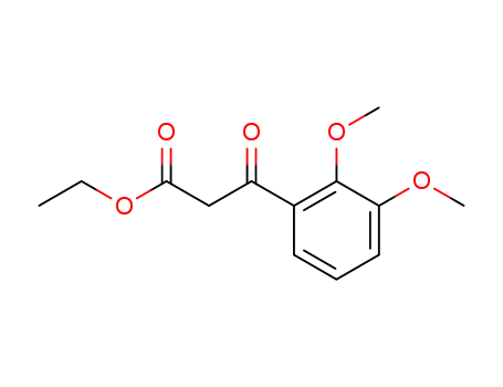 Molecular Structure of 528830-98-0 (3-(2,3-DIMETHOXY-PHENYL)-3-OXO-PROPIONIC ACID ETHYL ESTER)