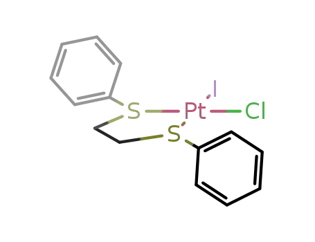 {1,2-bis(phenylthio)ethane}chloroiodoplatinum(II)