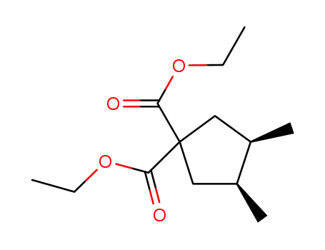 Molecular Structure of 1114376-78-1 (diethyl cis-3,4-dimethylcyclopentane-1,1-dicarboxylate)