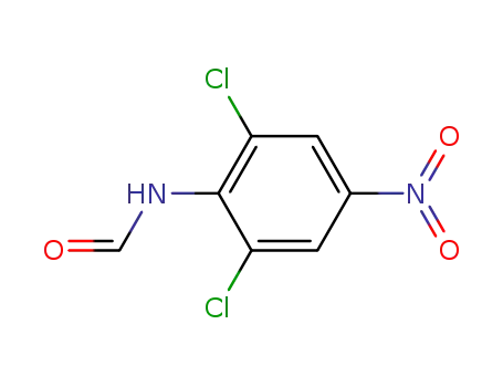 Molecular Structure of 70106-94-4 (N-(2,6-dichloro-4-nitrophenyl)formamide)