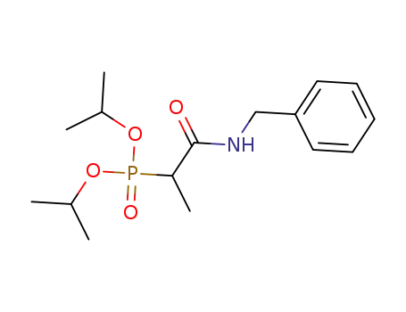 Molecular Structure of 1426294-46-3 (diisopropyl (1-(benzylamino)-1-oxopropan-2-yl)phosphonate)