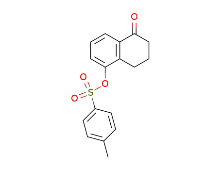 Molecular Structure of 611235-49-5 (1(2H)-Naphthalenone, 3,4-dihydro-5-[[(4-methylphenyl)sulfonyl]oxy]-)