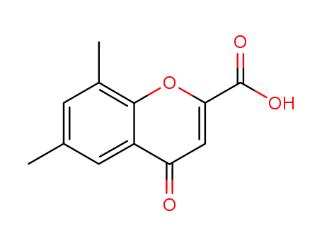 Molecular Structure of 288399-57-5 (6,8-DIMETHYLCHROMONE-2-CARBOXYLIC ACID)