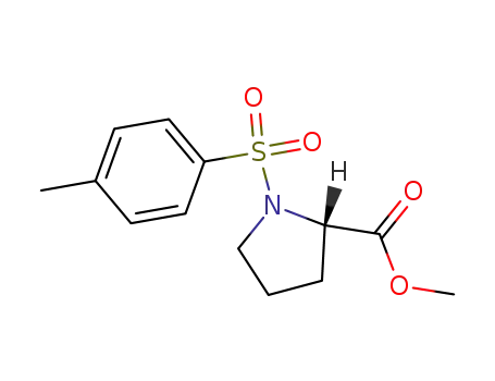 Molecular Structure of 67488-65-7 (L-Proline, 1-[(4-methylphenyl)sulfonyl]-, methyl ester)