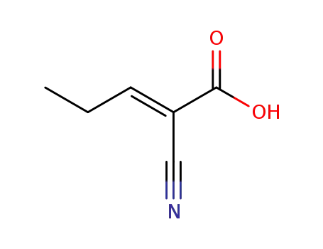 2-cyano-pent-2-enoic acid