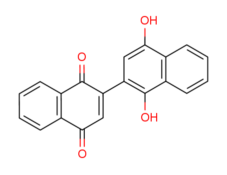 1',4'-dihydroxy-2,2'-binaphthyl-1,4-quinone