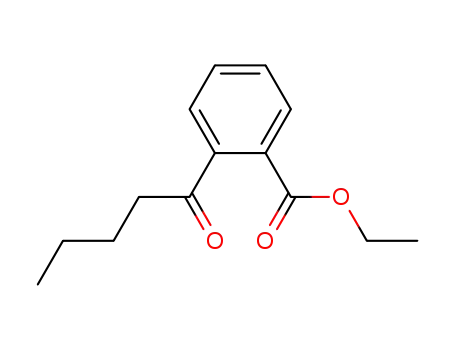 Molecular Structure of 131379-20-9 (ethyl 2-pentanoylbenzoate)