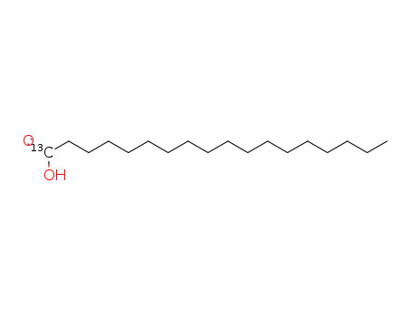 Molecular Structure of 85541-42-0 (OCTADECANOIC ACID-1-13C)