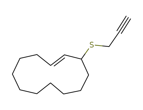 Molecular Structure of 223113-65-3 ((E)-3-Prop-2-ynylsulfanyl-cyclododecene)