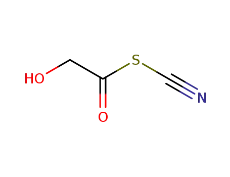 Molecular Structure of 118020-16-9 (glycoloyl thiocyanate)