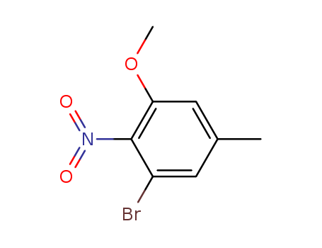 Benzene, 1-bromo-3-methoxy-5-methyl-2-nitro-
