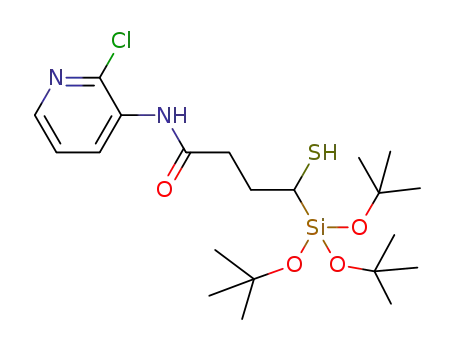 Molecular Structure of 1609941-99-2 (C<sub>21</sub>H<sub>37</sub>ClN<sub>2</sub>O<sub>4</sub>SSi)