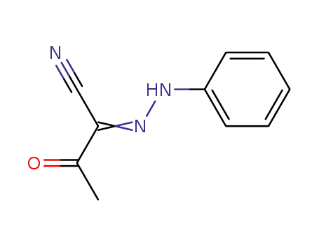 Molecular Structure of 28317-57-9 (phenylazo acetylacetonitrile)