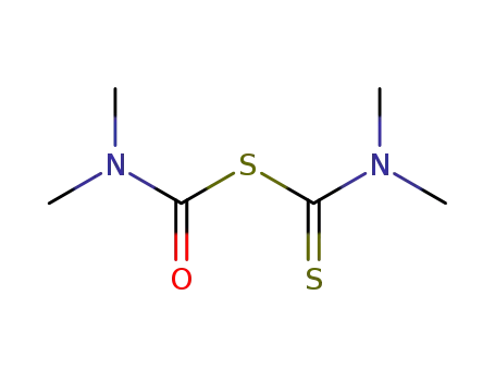 Molecular Structure of 56387-81-6 (1,μ-dithio-dicarbonic acid bis-dimethylamide)