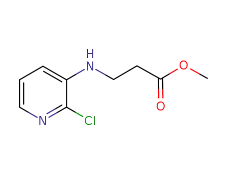 Molecular Structure of 1093347-31-9 (methyl 3-[(2-chloro-3-pyridyl)amino]propanoate)