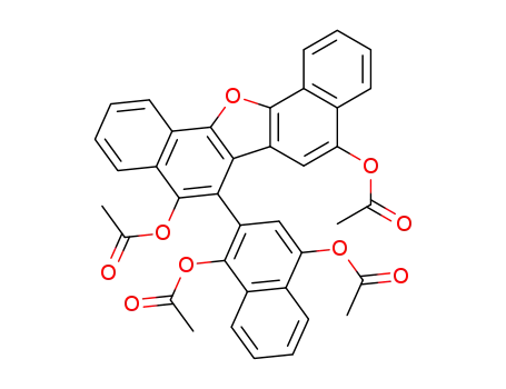 1',4',5,8-Tetraacetoxy-6-(2-'naphthyl)dinaphtho<1,2-b:2',1'-d>furan