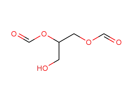 Molecular Structure of 10303-38-5 (3-hydroxypropane-1,2-diyl diformate)