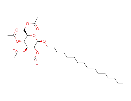 hexadecyl-2,3,4,6-tetra-O-acetate-β-D-glucopyranoside