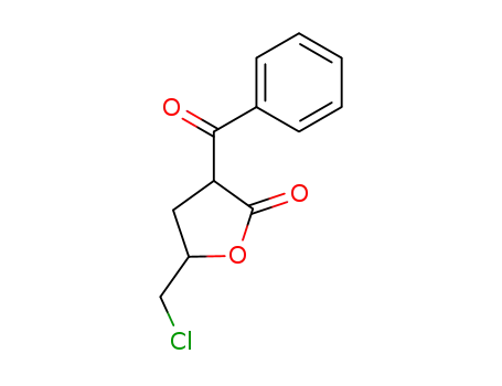 Molecular Structure of 104095-33-2 (3-benzoyl-5-chloromethyl-dihydro-furan-2-one)