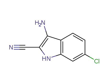 3-amino-6-chloroindole-2-carbonitrile