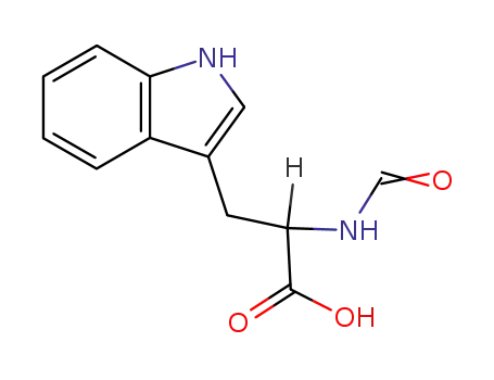 Molecular Structure of 16108-03-5 (N-FORMYL-DL-TRYPTOPHAN)