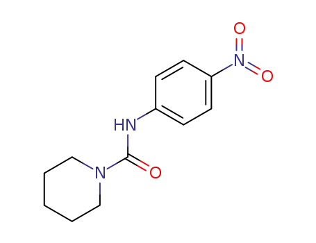 Molecular Structure of 2589-20-0 (N-(4-nitrophenyl)piperidine-1-carboxamide)