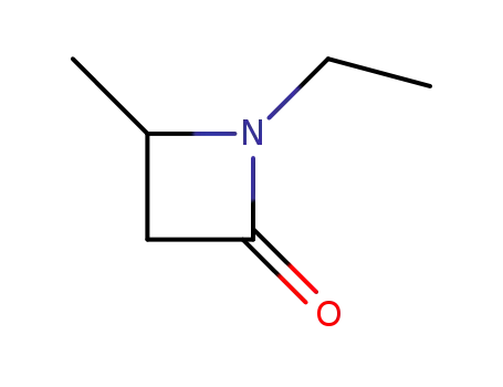 Molecular Structure of 31366-13-9 (1-ethyl-4-methylazetidin-2-one)
