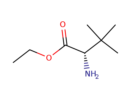 Molecular Structure of 69557-34-2 (ethyl (S)-2-amino-3,3-dimethylbutanoate)