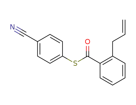 Benzenecarbothioic acid, 2-(2-propenyl)-, S-(4-cyanophenyl) ester