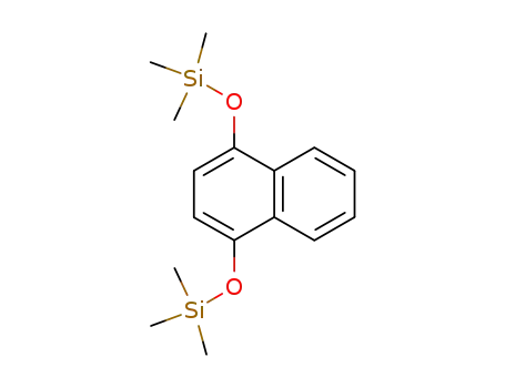 Molecular Structure of 30432-51-0 (Silane, [1,4-naphthalenediylbis(oxy)]bis[trimethyl-)