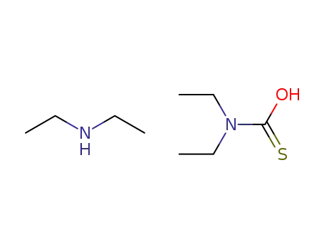 Molecular Structure of 22318-01-0 (diethylamonium N,N'-dimethylmonothiocarbamate)