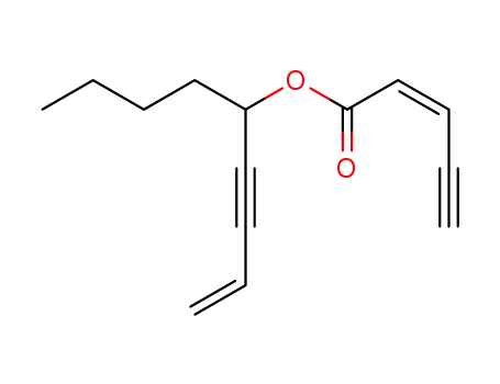 1-butyl-4-penten-2-ynyl (Z)-2-penten-4-ynoate