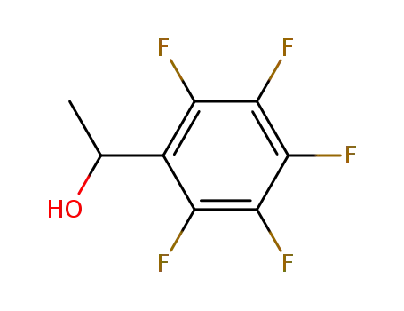 Molecular Structure of 830-50-2 (1-(PENTAFLUOROPHENYL)ETHANOL, 97)