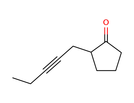 Cyclopentanone, 2-(2-pentynyl)-