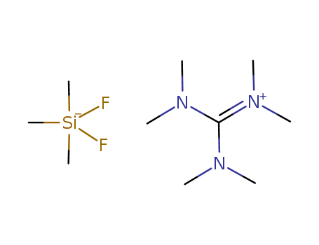 Hexamethylguanidinium-trimethyldifluoro-siliconate