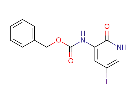Carbamic acid, (1,2-dihydro-5-iodo-2-oxo-3-pyridinyl)-, phenylmethyl
ester