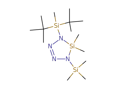 1-(Di-tert-butylmethylsilyl)-5,5-dimethyl-4-(trimethylsilyl)-1,2,3,4-tetraaza-5-sila-2-cyclopenten