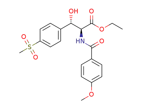 ethyl (2S,3S)-3-hydroxy-2-[(4-methoxybenzoyl)amino]-3-[4-(methylsulfonyl)phenyl]propanoate