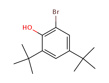 Molecular Structure of 20834-61-1 (2-BROMO-4,6-DI-TERT-BUTYLPHENOL)
