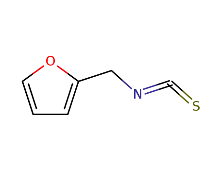 Molecular Structure of 4650-60-6 (2-FURFURYL ISOTHIOCYANATE)