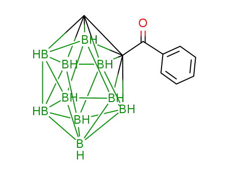 Molecular Structure of 15527-68-1 (1,2-C<sub>2</sub>B<sub>10</sub>H<sub>11</sub>-2-COC<sub>6</sub>H<sub>5</sub>)