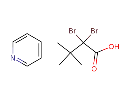 Molecular Structure of 59742-88-0 (pyridinium 2,2-dibromo-3,3-dimethyl butyrate)