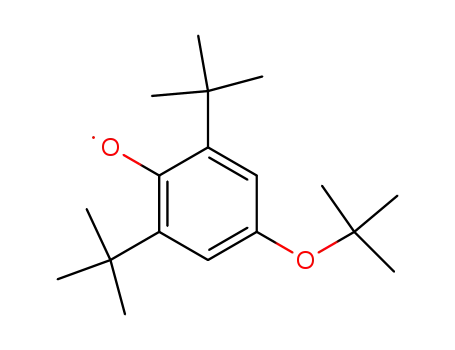 Molecular Structure of 2606-99-7 (2,6-di-tert-butyl-4-tert-butoxyphenoxyl)