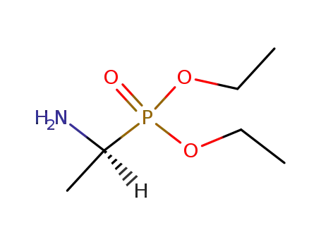 Molecular Structure of 84173-55-7 (Phosphonic acid, (1-aminoethyl)-, diethyl ester, (S)-)