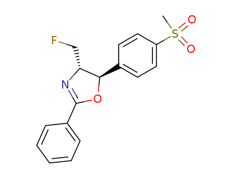 (4S,5R)-4-(Fluoromethyl)-4,5-dihydro-5-[4-(methylsulfonyl)phenyl]-2-phenyloxazole