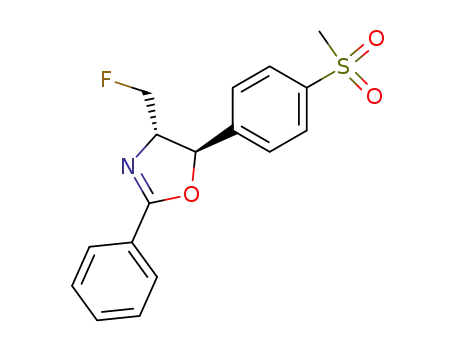 (4S,5R)-4-(Fluoromethyl)-4,5-dihydro-5-[4-(methylsulfonyl)phenyl]-2-phenyloxazole
