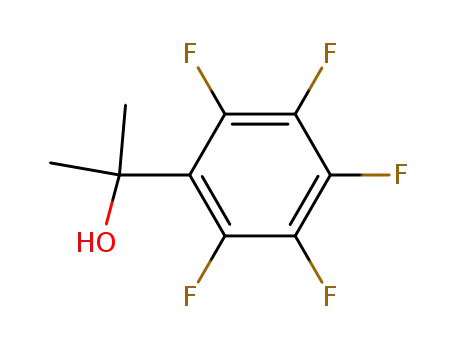 Molecular Structure of 715-31-1 (2-(PENTAFLUOROPHENYL)-2-PROPANOL)