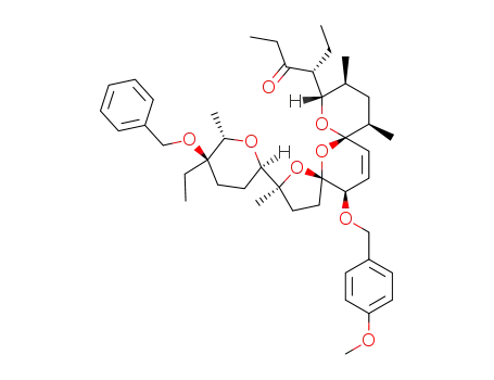 (2S,5S,7S,9S,10S,12R,13Z,15R)-2-<(2R,5R,6S)-5-benzyloxy-5-ethyl-6-methyltetrahydropyran-2-yl>-9-<(R)-1-ethyl-2-oxobutyl>-15-(4-methoxybenzyloxy)-2,10,12-trimethyl-1,6,8-trioxadispiro<4.1.5.3>pentadec-13-ene