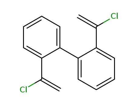 Molecular Structure of 201156-39-0 (2,2'-Bis-(1-chloro-vinyl)-biphenyl)