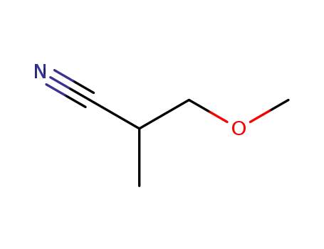 Molecular Structure of 31413-67-9 (3-Methoxy-2-methylpropanenitrile)